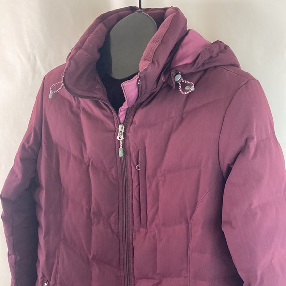 LANDS End Down Fill Women's Parka Coat M - Picture 6 of 10